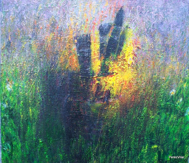 Obra de la exposición Ecos del bosque
